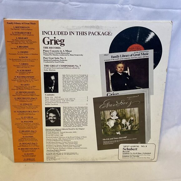 Piano Concerto In A Minor Peer Gynt Suite No. 1 (Vinyl, 1976) RCA Custom FW-307 - Picture 3 of 7